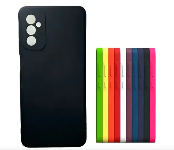 Case Capinha Capa Silicone Veludo Para Samsung Galaxy M52