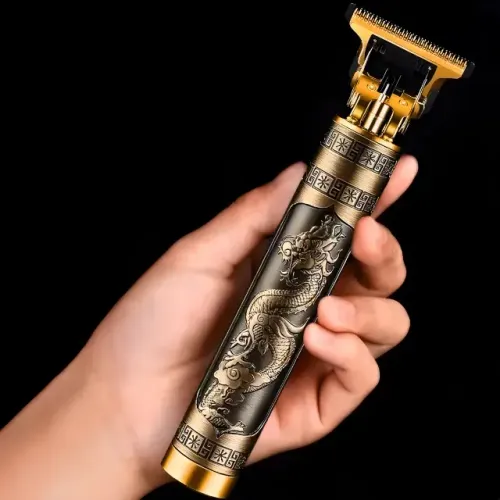 Máquina de Barbear e Cortar Cabelo Profissional Recarregável