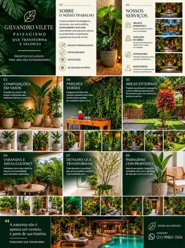 Paisagismo + Manutenção de Jardins | Bônus para 1º Cliente ?