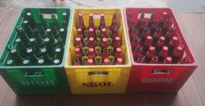 Engradados de cervejas 600 ml