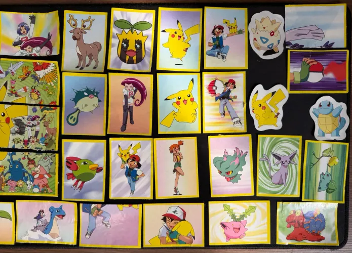 Figurinhas Pokémon Johto