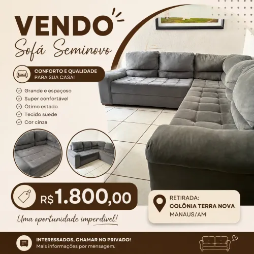 Sofá em L Marjom