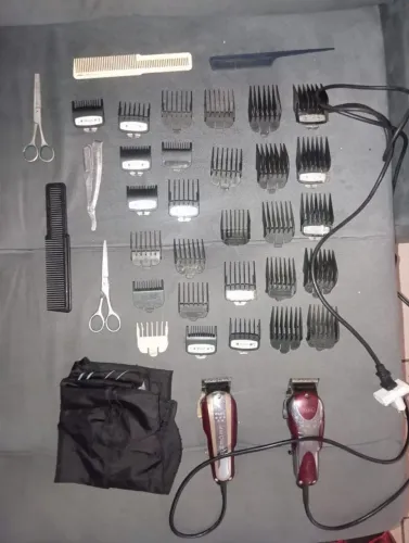 Kit barbeiro completo.