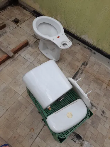 Kit Louças Banheiro - Pia e Vaso - Fulugilo MC2