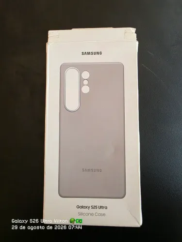Capa Samsung S25 ultra silicone original!!!!
