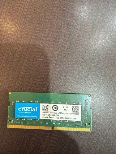 Memória DDR4 16GB 2666 Crucial