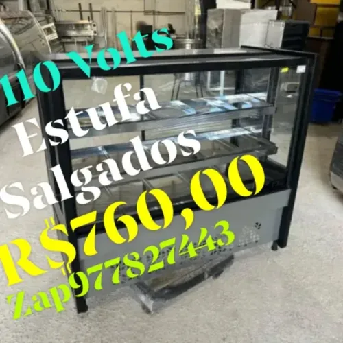 Estufa salgados balcão 