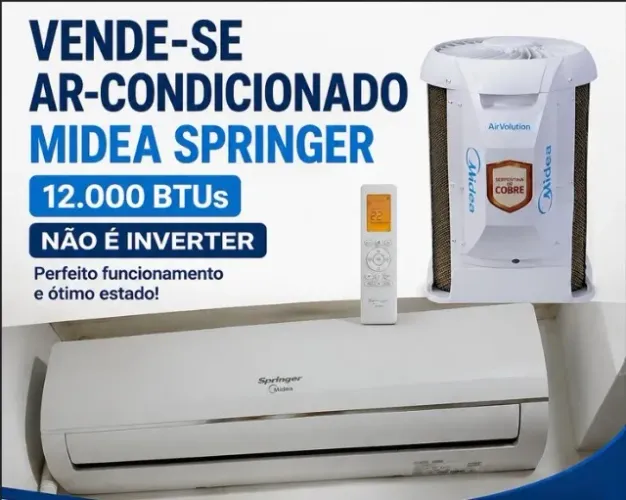 AR CONDICIONADO MIDEA - 12000 BTUS - NÃO É INVERTER
