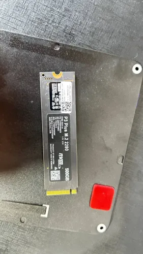 SSD M.2 NVMe Crucial P3 Plus de 500GB - Usada