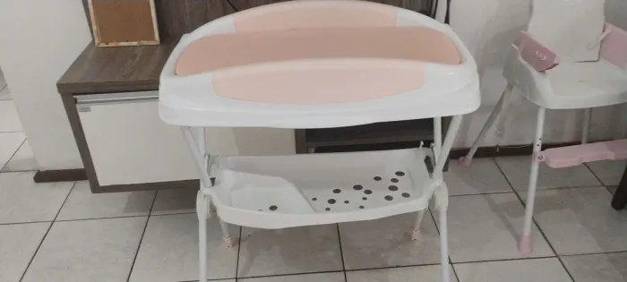 Fraldário rosa novo
