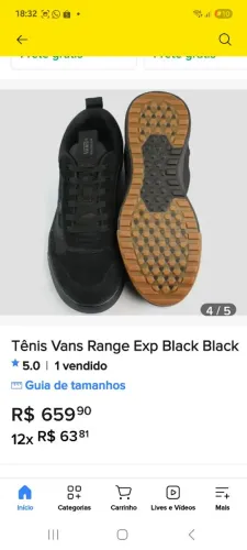 Tennis Vans Range Black Black