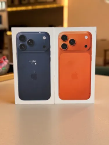 iPhone 17 Pro Max 256GB Azul e Laranja Lacrado
