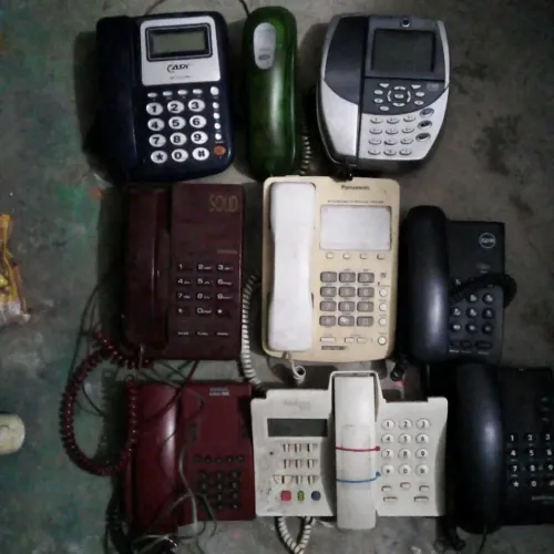 Aparelhos telefônicos lote com 10 unidades 