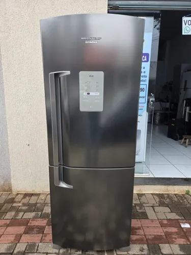 GELADEIRA INVERSE BRASTEMP FROSS FREE INOX 450 LITROS
