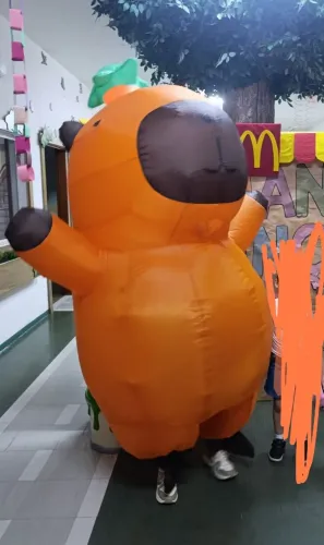 Fantasia inflável capivara