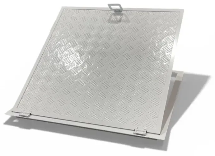 Tampa de Alumínio 90cm x 90cm, 1m x 1m e 1,20x1,20 de Casa de Máquinas para Piscinas