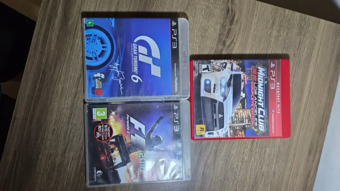 Jogos PS3 - Midnight club/Gran Turismo 6/F1 2010