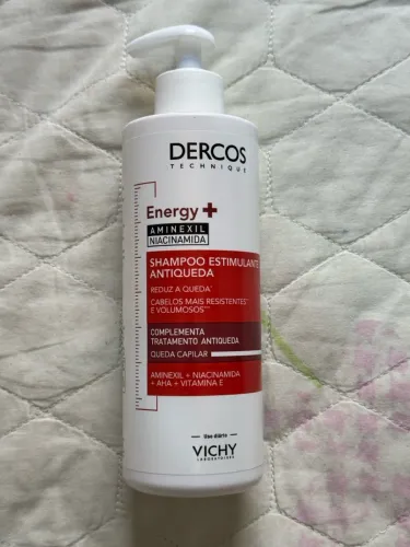 Shampoo Vichy Dercos Energy+ Antiqueda com Aminexil e Niacinamida 400g