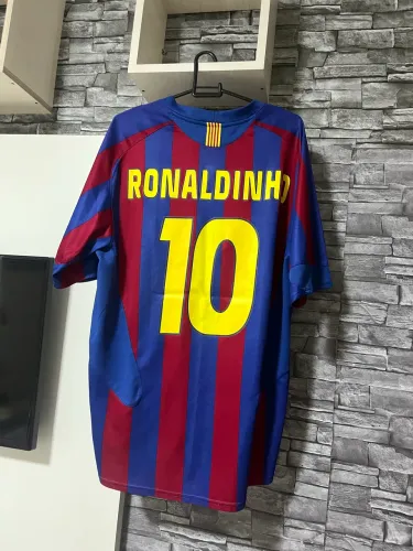 CAMISA BARCELONA 2006 RONALDINHO 10 ORIGINAL NIKE G
