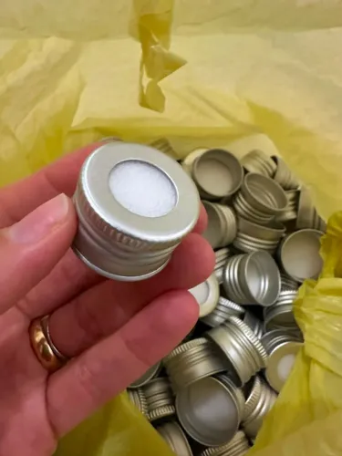 Tampa para Aromatizador Prateada Fosca - 100 Unidades