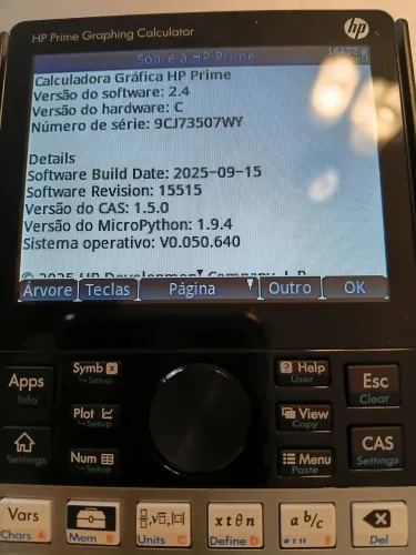Calculadora hp prime muito bem conservada