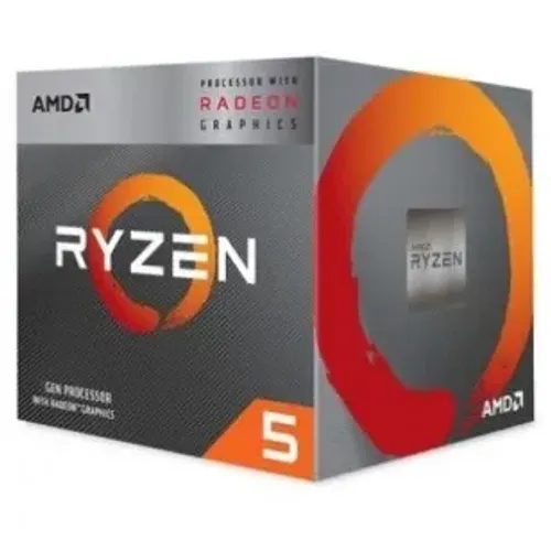 PROCESSADOR AMD RYZEN 5 3400G, 4-CORE, 8-THREADS, 3.7GHZ (4.2GHZ TURBO), CACHE 6MB, AM4, Y