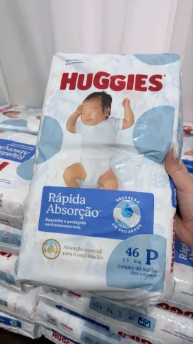 FRALDA HUGGIES TAMANHO P
