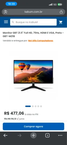 Monitor GBT m215b. 21.5?