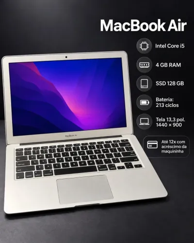 Mc book air 2025 i5 230 ciclos