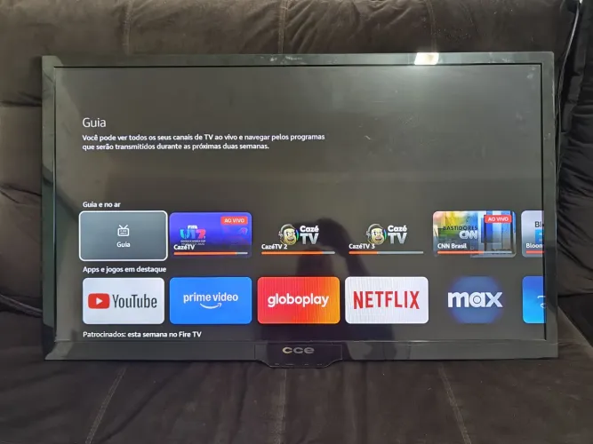 Tv 39" Led CCE Não é Smartv com controle Detalhe conforme fotos