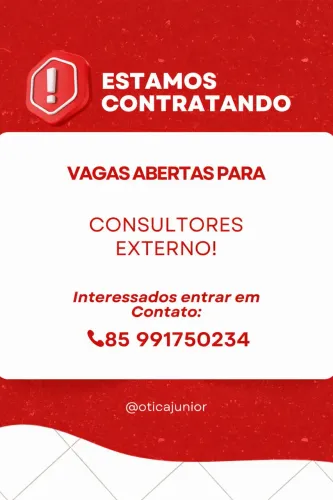 Contratamos Novos Consultores Externos!!!
