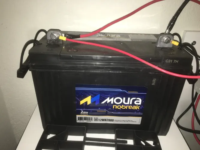 Bateria Moura Estacionária 12V 115Ah NOVA