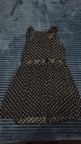 Vestido preto (para pré adolescente)
