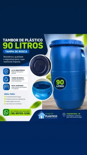 Tambor plastico barrica barril bombona 