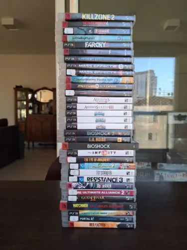 Lote Jogos PS3 Originais - Portal 2, Ratchet, God of War, Resistance e mais