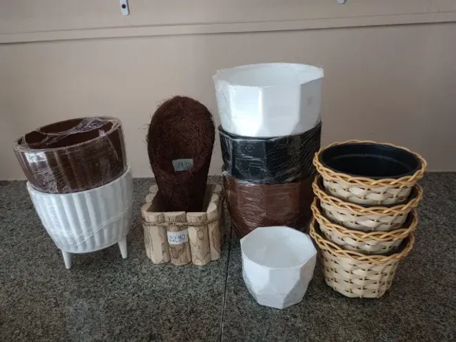 cachepot diversos tamanhos e modelos