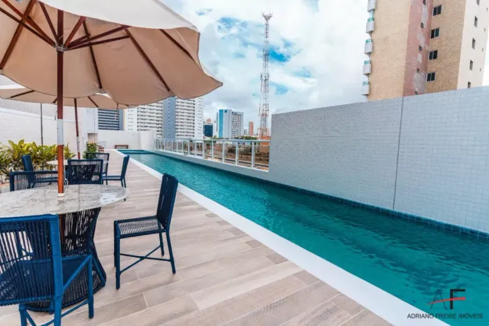 Apartamento com 1 quarto, área de lazer completa para Venda no Aquarius Residence
