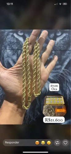 Corrente de ouro 18k (750)