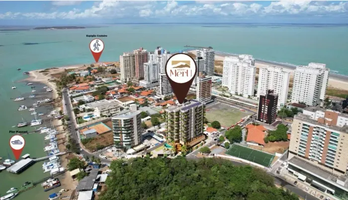 Vendo apartamento com 3 suítes na Península próximo ao Píer Massari no Edifício Monte Meru