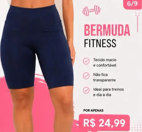 Linda bermuda resistente por 24.99! Temos varias cores