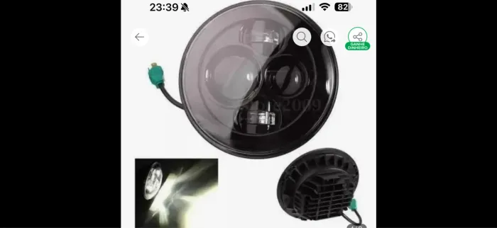 Farol de Led Haley Fat Boy