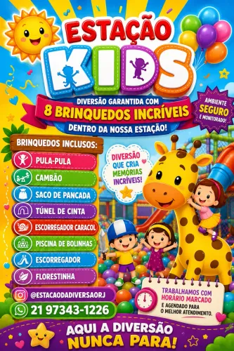 Alugo brinquedos para diversão da criançada