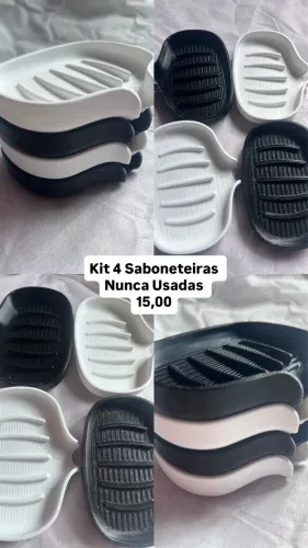 Kit 4 Saboneteiras NOVAS