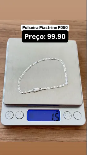 Pulseiras de prata italiana