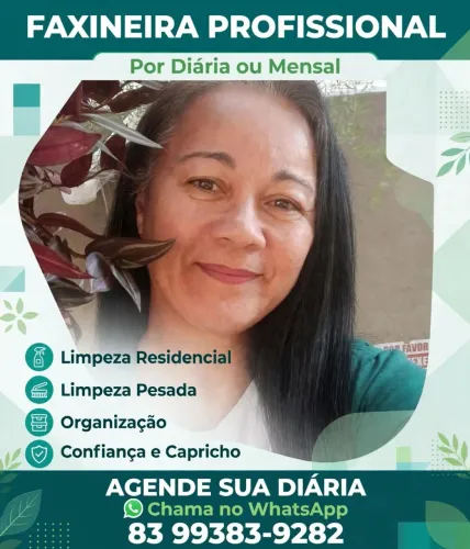Faxineira profissional