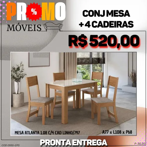 Mesa c/ 4 cadeiras