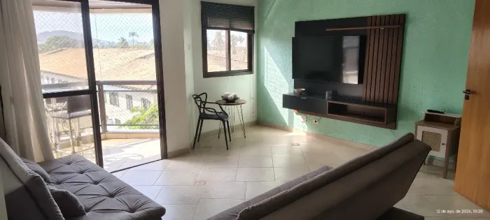 Apto 3 suites com ar para locação temporada Enseada Guarujá