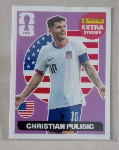 Figurinha Extra Sticker Christian Pulisic