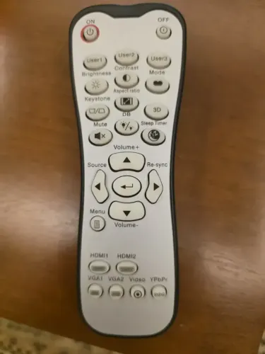 Controle Remoto P/ Projetor Optoma Br-3042b L-27-5key