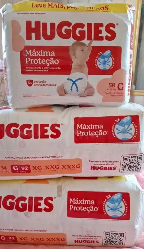 Troco pacotes de fraldas g por xg somente troca